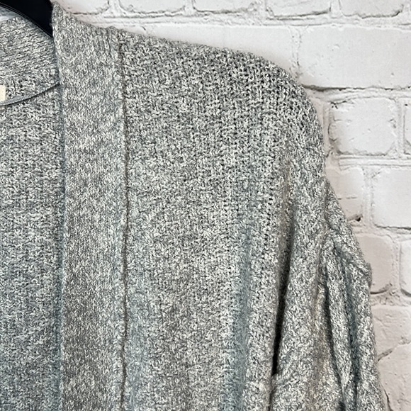 Style & Co Heather Gray Open Front Cardigan Size Medium - Picture 3 of 6